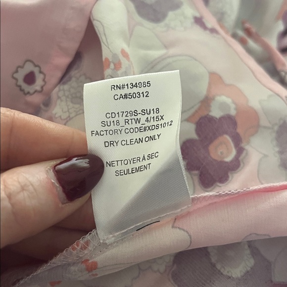 For Love & Lemons Magnolia Floral Mini Dress Cottage Core Retro 70s Size Small - Picture 16 of 16